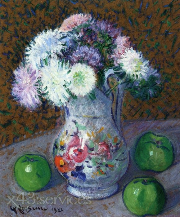 Gustave Loiseau - Blumenvase - Vase of Flowers